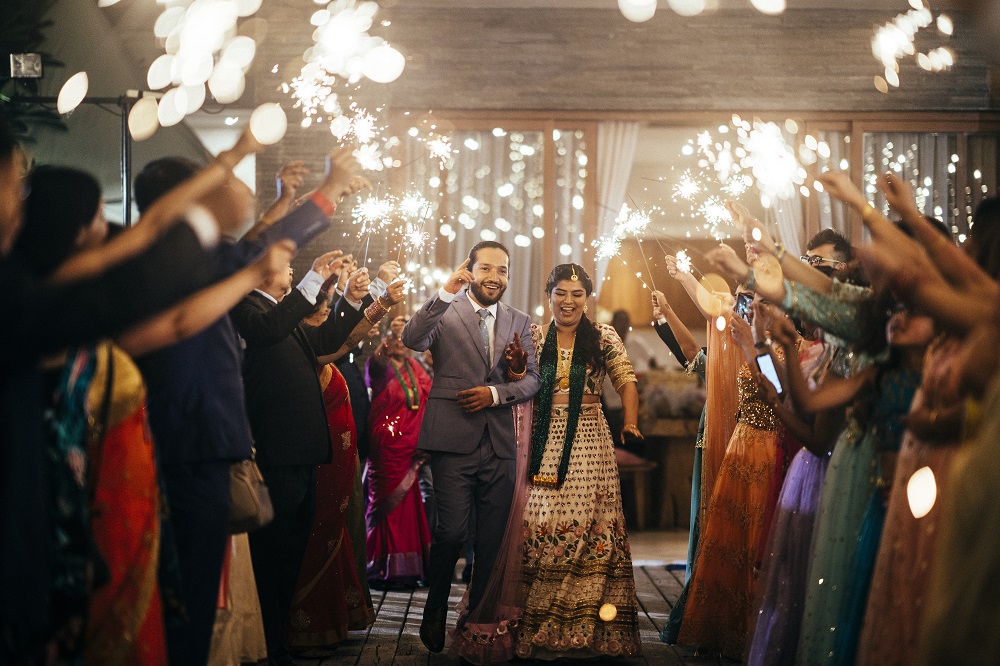 Nepali Couple Grand Entrance